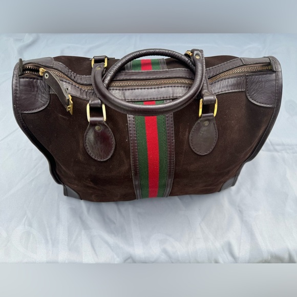 Authentic Gucci Jackie Sherry Vintage Suede Large bag - Picture 1 of 6